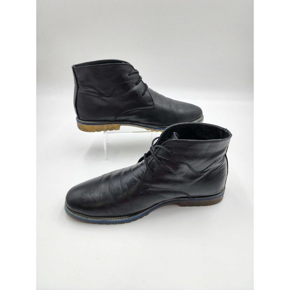 Timberland Earthkeepers Chukka Ankle Black Leather Boots Men\'s Sz 12 1501-12 40 main image 6